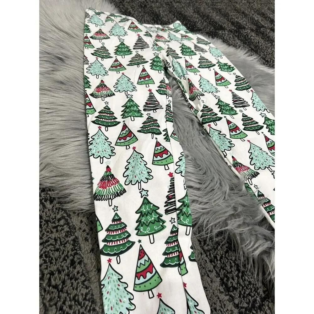 The Children's Place Size 10 Christmas Tree‎ Snug Fit Cotton Pajama Bottoms NWOT